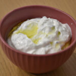 A bowl of Tzatziki.